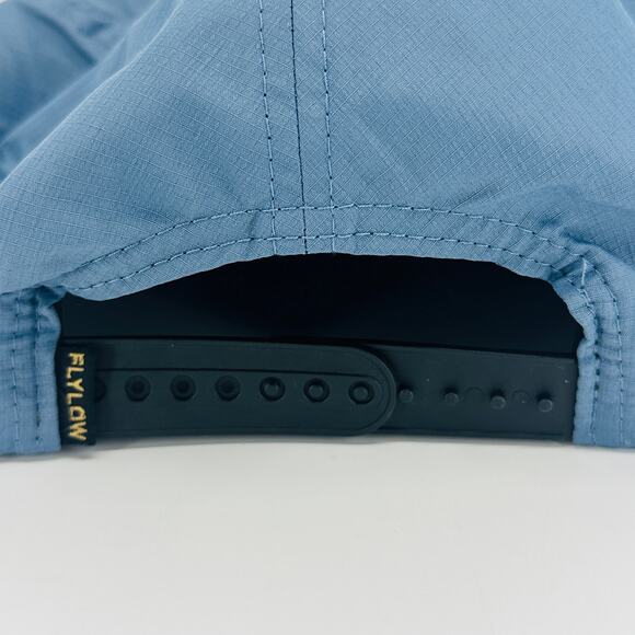 Flylow Men's 5 Panel Rope Unstructured Nylon Adjustable Snapback Flat Brim Hat - Picture 5 of 9